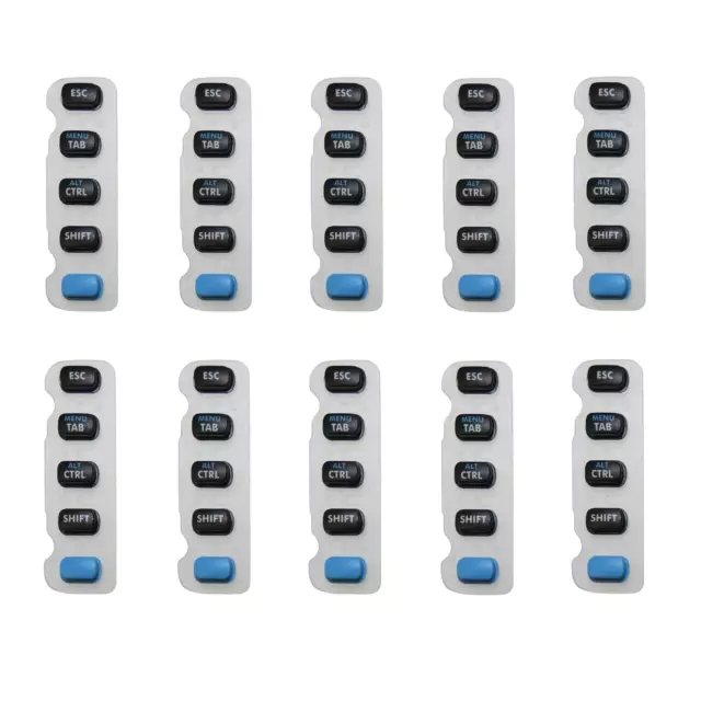 10 x WT41-LS-F-KPR Left Side Function Keypad Rubber for Zebra WT41N0 PDA