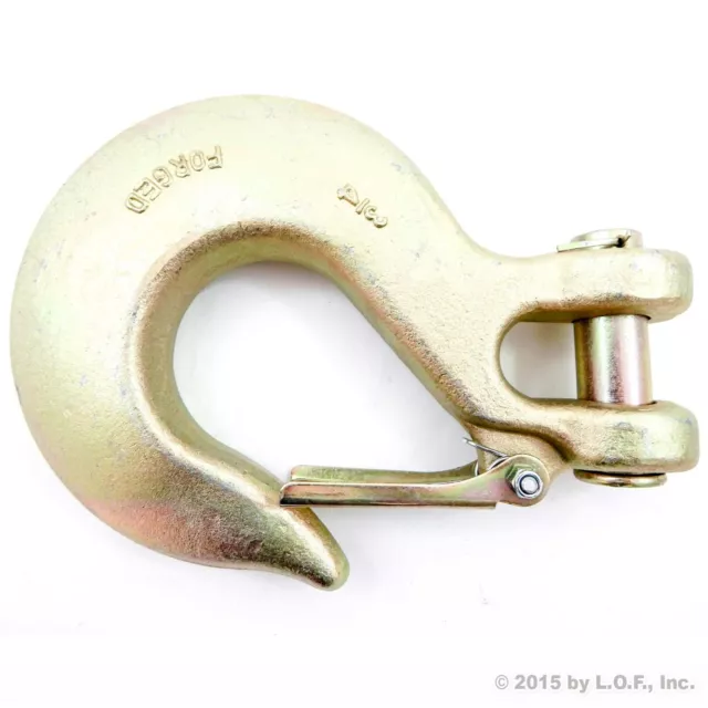 NEW 3/4" - Grade 70 - Forged Alloy Clevis Safety Slip Hook Tow