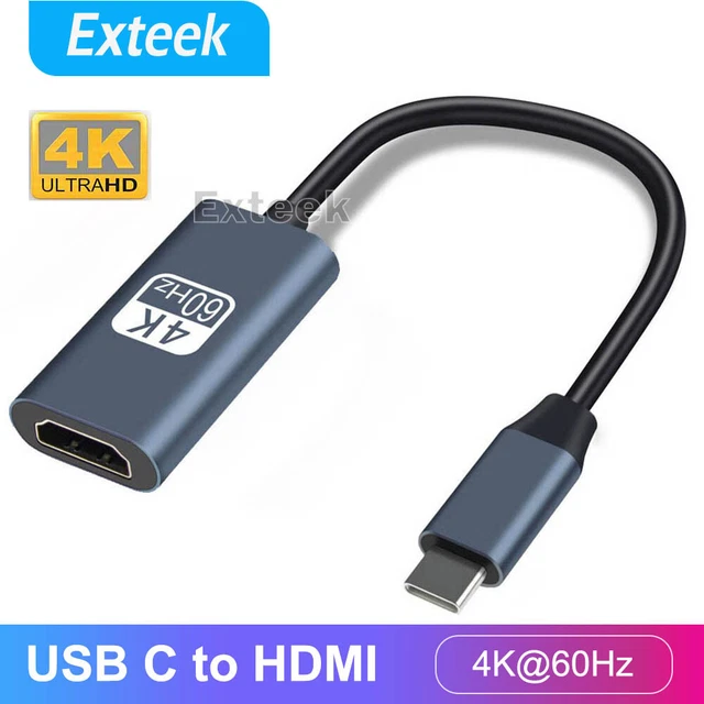 Type C USB-C to HDMI 2.0 4K@60hz Adapter USB C 3.1 Cable  For MacBook ChromeBook