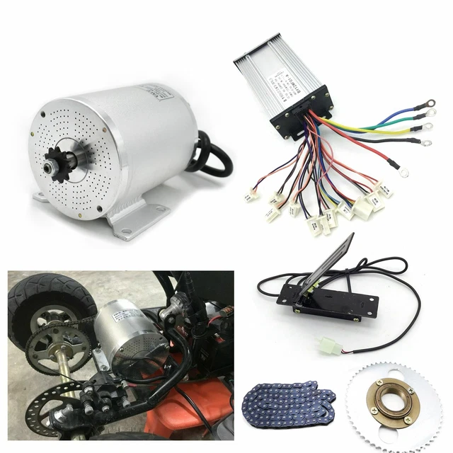 Motore del mozzo da 11 11 pollici 48v 60v 72v 1000w 3000w 5000w per