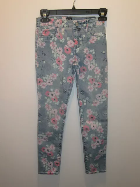 Gap Denim Girls Jeans Size 10 Regular High Stretch Jegging Floral