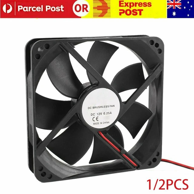 DC 12V 2-Pin Brushless Cooling Cooler Centrifugal Blower Fan 120mm 120x25mm NEW