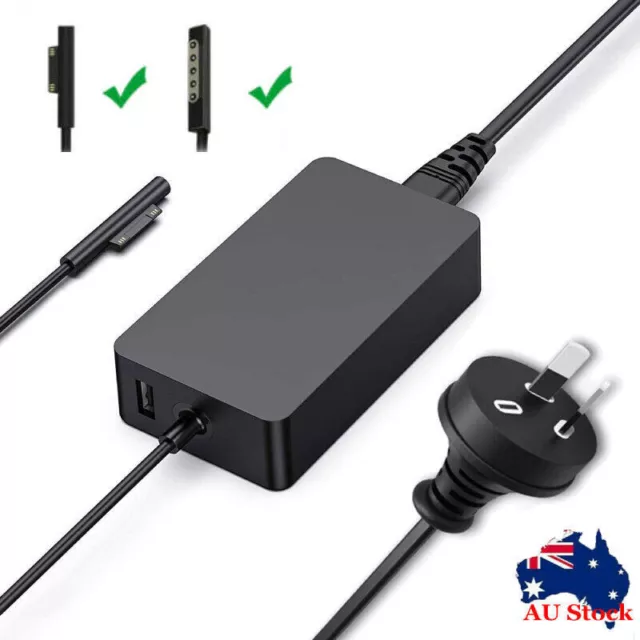 For Microsoft Surface Pro 3,Pro 4,Pro 5/6,Pro 8, Surface Book AC Adapter Charger