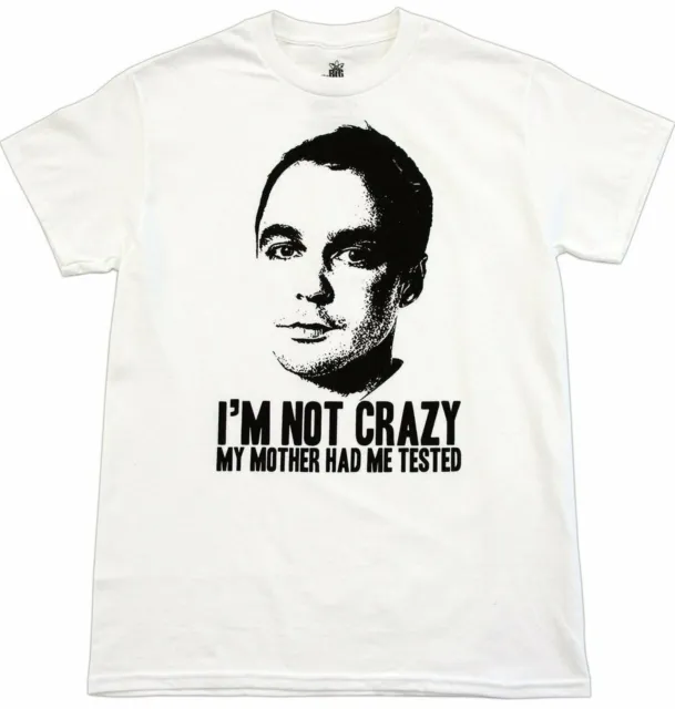 ADULT TV SHOW Big Bang Theory Sheldon Cooper I'm Not Insane Tested T ...