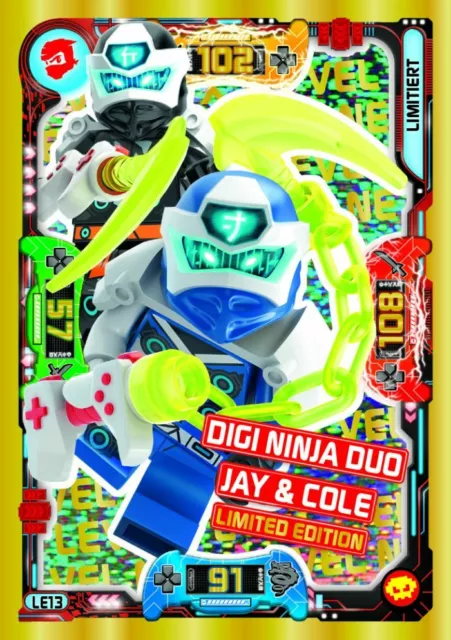LEGO NINJAGO SERIES 5 NEXT LEVEL LE13 Digi Ninja Duo Jay Cole