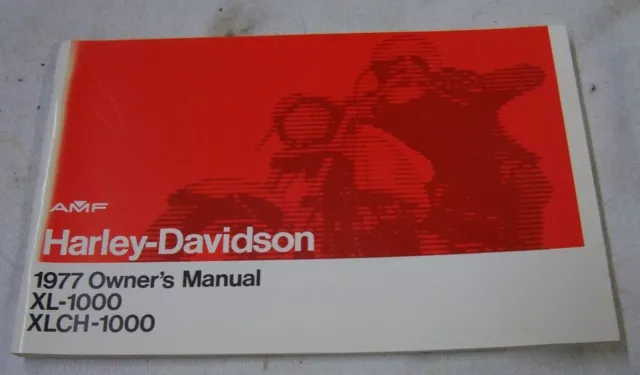 Harley Davidson 1977 Sportster Riders Handbook