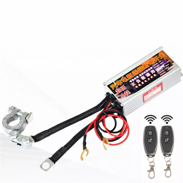 Car Battery Switch Disconnect Kill Cut Off Power Isolator Wireless Dual Remote Car Battery Switch Disconnect Kill Cut Off Power Isolator Wireless Dual Remote