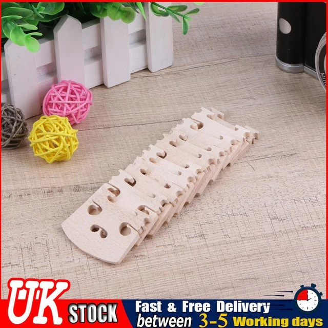 UK 10pcs 4/4 Violin Bridges Parts Maple Fiddle Bridge Violins Accessories