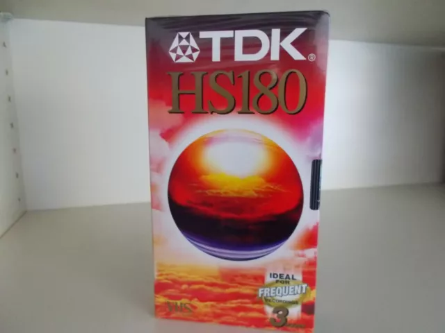 TDK VHS HS180, Video Cassette, #K-72-4