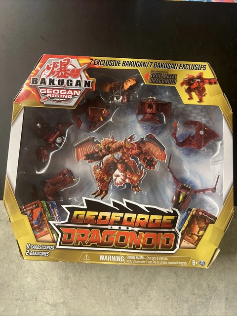 Bakugan Geogan Rising GeoForge Dragonoid 7 Exclusive Bakugan New In Box