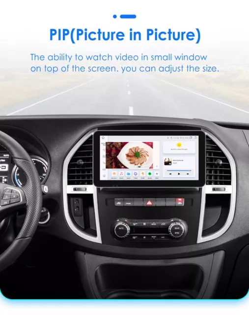 10.33" Android 12.0 for Mercedes Benz Vito Metris 2014-2020 GPS radio Navigation