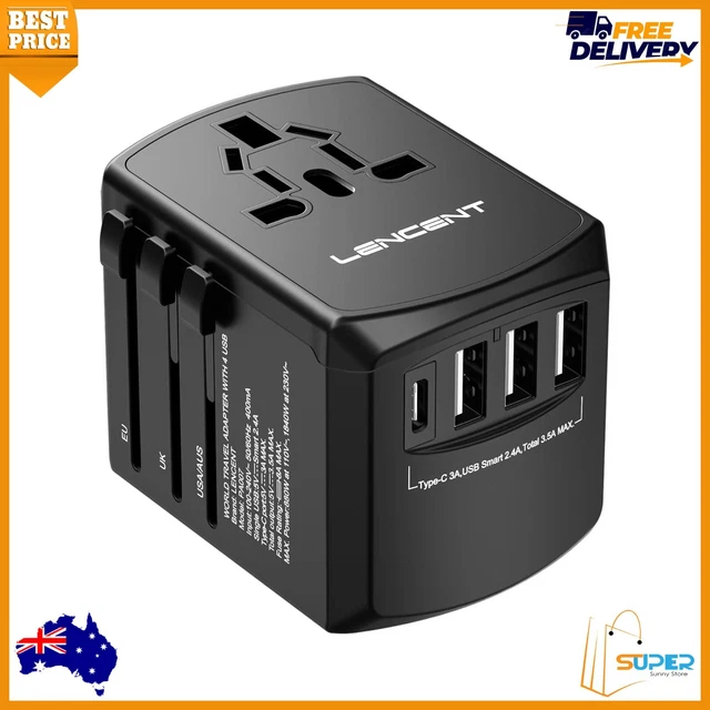 EPICKA Universal Travel Adapter One Worldwide International Wall Charger AC Plug