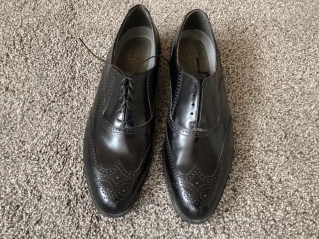 DEXTER MEN'S BLACK Wingtip Oxfords Classic Dress Shoes Size 14 N NEW ...