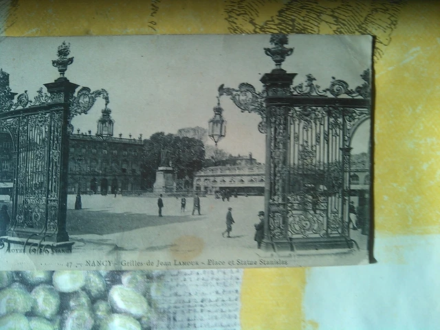 Cpa Nancy Gilles De Jean L'amour Place & Statue Stanislas