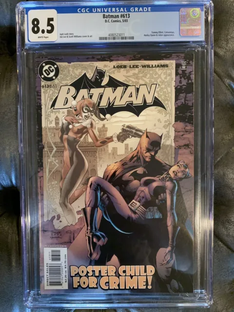 BATMAN #613 CGC 8.5 (DC 2003)  Catwoman, Harley Quinn & Joker appearance!