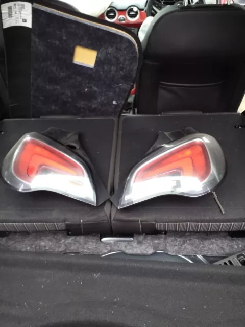 Vauxhall Adam 2013 Rear Lights n/s and o/s may split