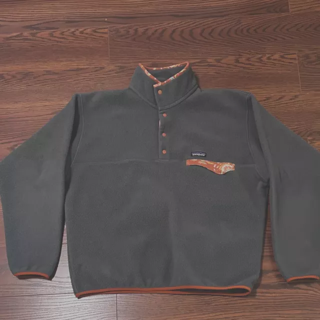 PATAGONIA SYNCHILLA SNAP-T Men's L Fleece Pullover Jacket 25580FA18 FGE ...