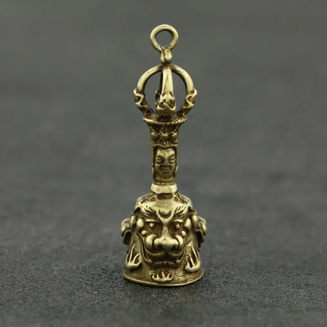 Buddhist Brass Keyring Pendant Antique Buddha Ornaments