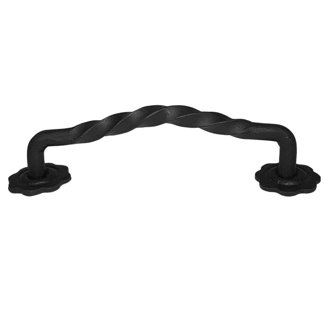 Cast Iron Door Handle Pull Gate Barn Black Handles Antique Style 12 Inch 6