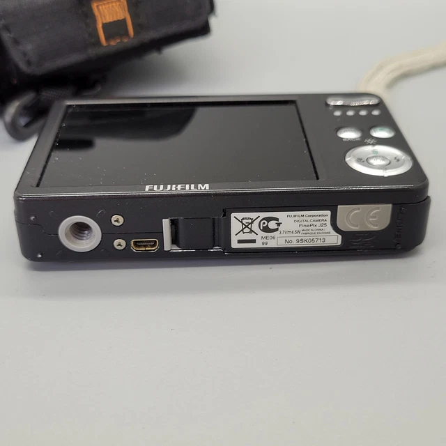 Fujifilm FinePix J25 10,0 megapixel fotocamera digitale compatta testata nera 5