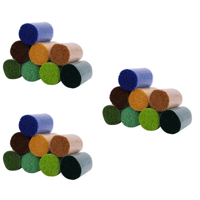 54 Stück Teppich Stickereifäden Handwerk Wollgarn Baumwollgarn (dunkle Farben)