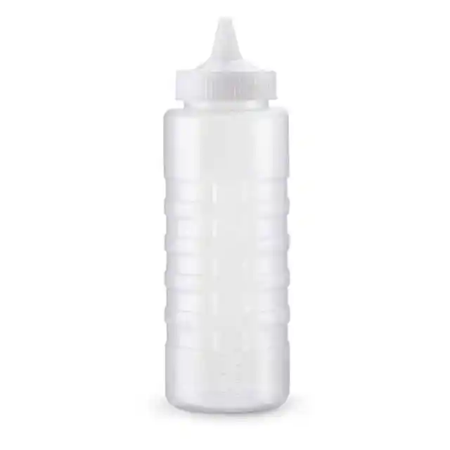Traex 5132-13 Clear 32 Ounce Closeable Single Tip Squeeze Dispenser