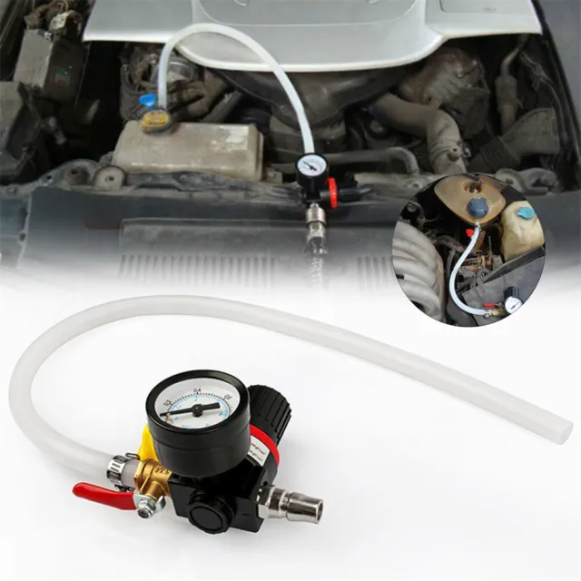 Car Cooling System Radiator Leak Pressure Tester Water Tank Detector Tool Kit UK