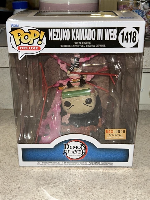 Funko Pop! Demon Slayer - Nezuko In Web #1418 GITD BoxLunch Exclusive ANIMATION