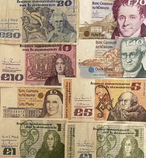 Ireland - Irish Banknotes - Choice Of Note And Style