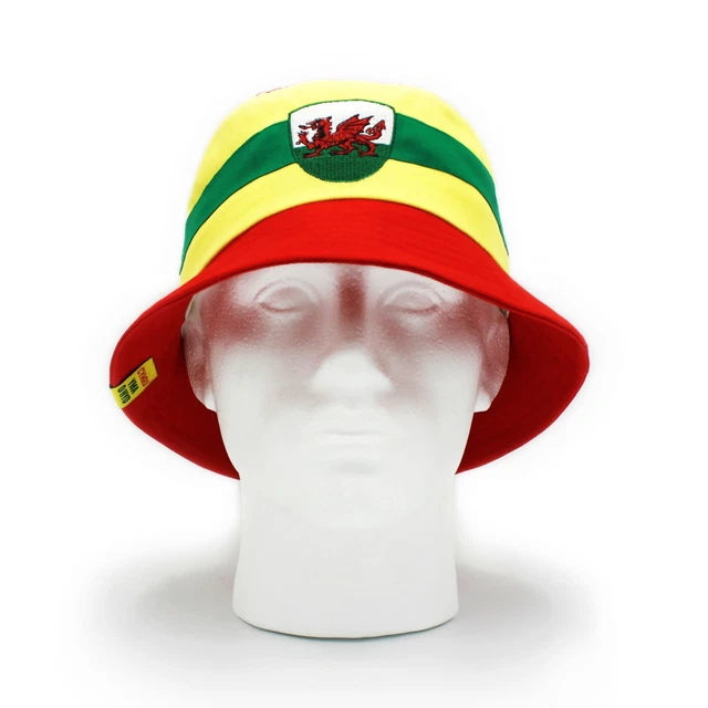 WELSH BUCKET HAT Wales Football Yma O Hyd Qatar World Cup Adult Hats Gareth Bale