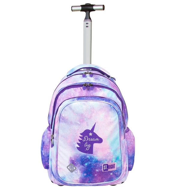 ST.Right Sky Unicorn Zaino Trolley Scuola Elementare Media Ragazza Donna