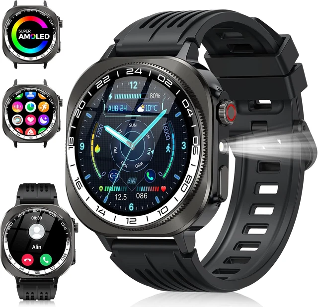 DEKEFIT SMARTWATCH DONNA con Chiamate Bluetooth, 1.39 AMOLED Orologio