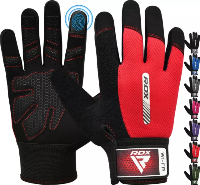 Weight Lifting Gloves by RDX, Full Finger Gym Gloves for Men, Workout Equipment