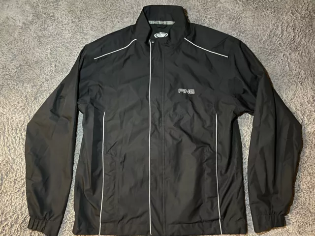 Ping Collection Black Golf Jacket Size Small