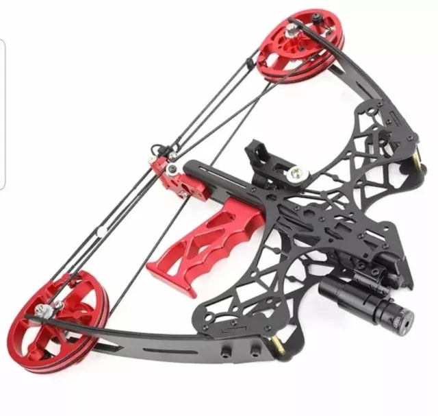 Falcon RED Slingbow 45lbs Dual-use Steel Ball Arrows Archery Fishing Hunting