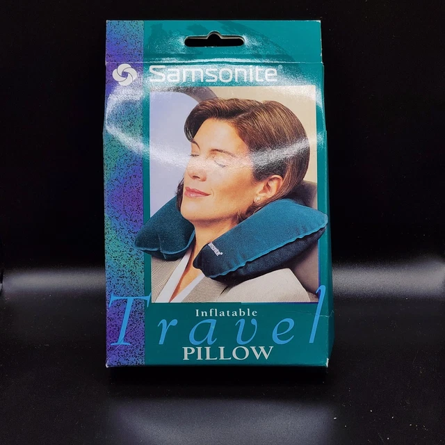 Samsonite Travel Pillow for Neck Deluxe Inflatable NEW