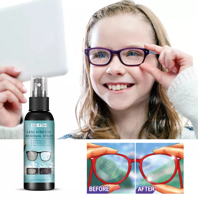 Riparazione graffi rimozione liquido paravento lente occhiali Spr ~