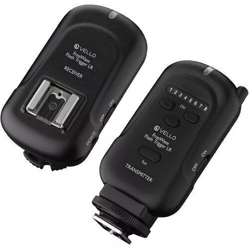 Kit receptor y disparador flash inalámbrico Vello FreeWave LR