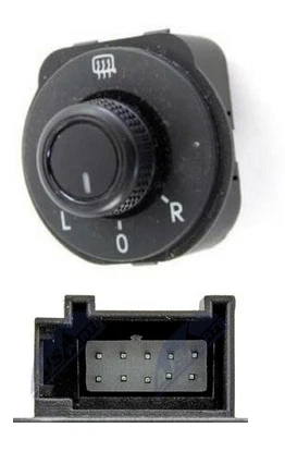 Interrupteur réglage de miroir gauche VW POLO