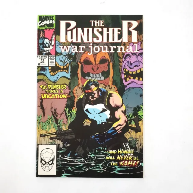 Punisher War Journal #17 (1988 Series) Direct Vol. 1 Marvel Comic Book Apr 1990