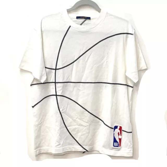 LOUIS VUITTON LV x NBA embroidery detail RM211M Short sleeve T-shirt White  $428.00 - PicClick