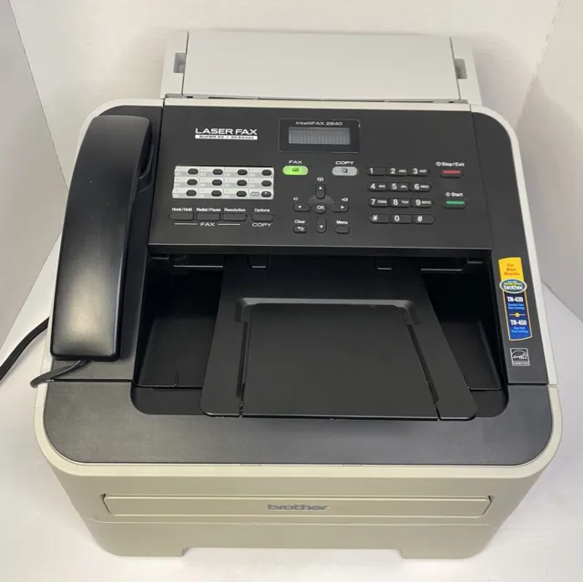 BROTHER IntelliFAX 2840 High Speed Laser Fax Machine w/Toner