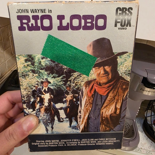 RIO LOBO VHS 1970 Western John Wayne CBS Fox Video Original Release £6. ...