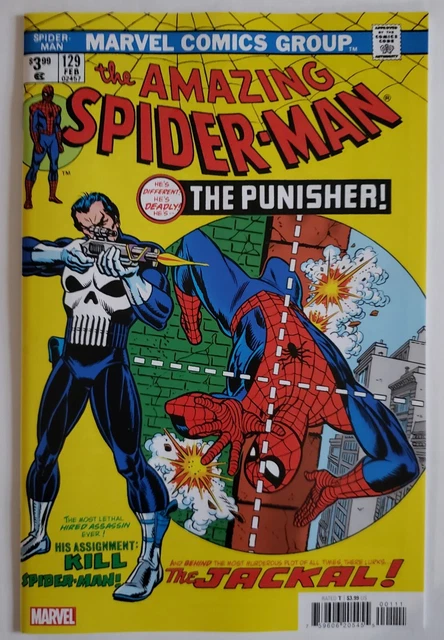 Amazing Spider-Man #129 NM 1st App of The Punisher Marvel Comics Key Facsimile