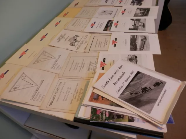 Large Alvis Collection of Publications. Membership, Brooklands, Register, Days 2