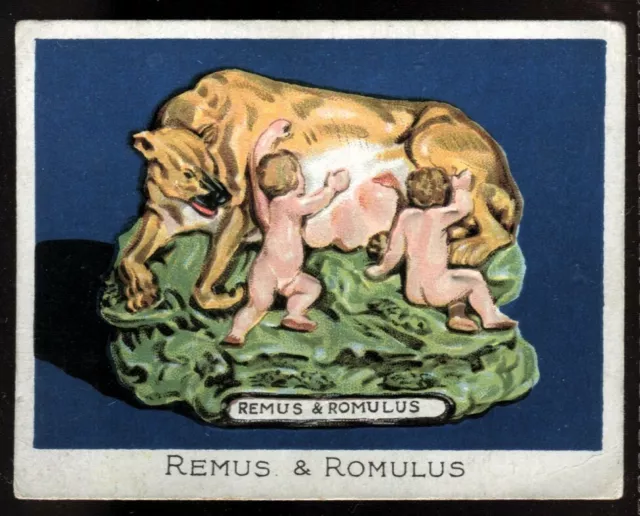 Tobacco Card, Carreras, OLD STAFFORDSHIRE FIGURES,Large,1926,Remus & Romulus,#20