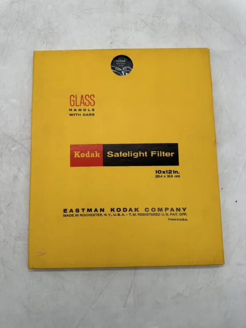 Kodak Safelight Filter 12 x 10 No. 10