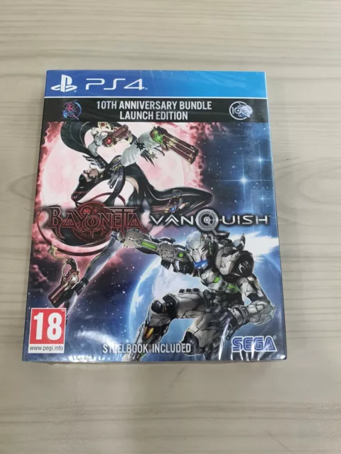 Bayonetta Vanquish Bundle Steelbook Launch Edition PlayStation PS4 EU PAL  Sealed