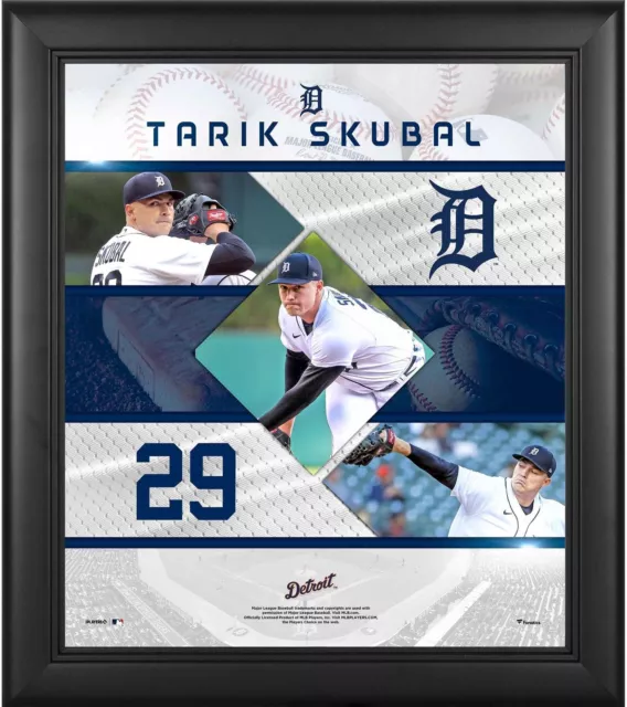 Tarik Skubal Detroit Tigers Framed 15" x 17" Stitched Stars Collage
