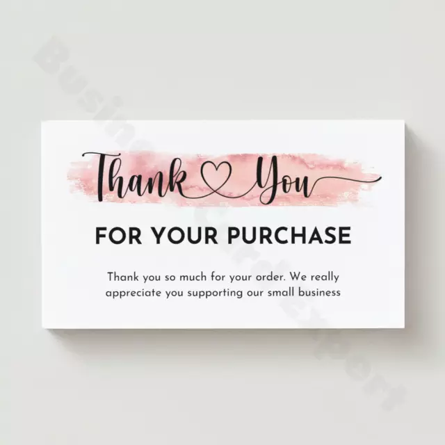 1000-5000 eBay Seller Thank You Cards eBay Business Cards Double Sided Gloss UV 2